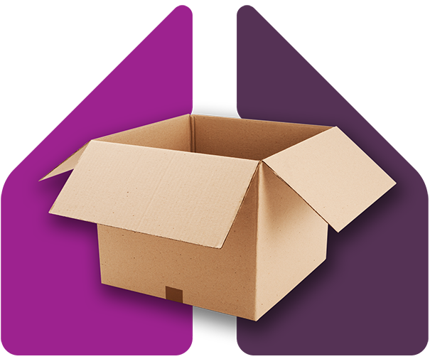 Image showing a cardboard box in a pair of speech marks