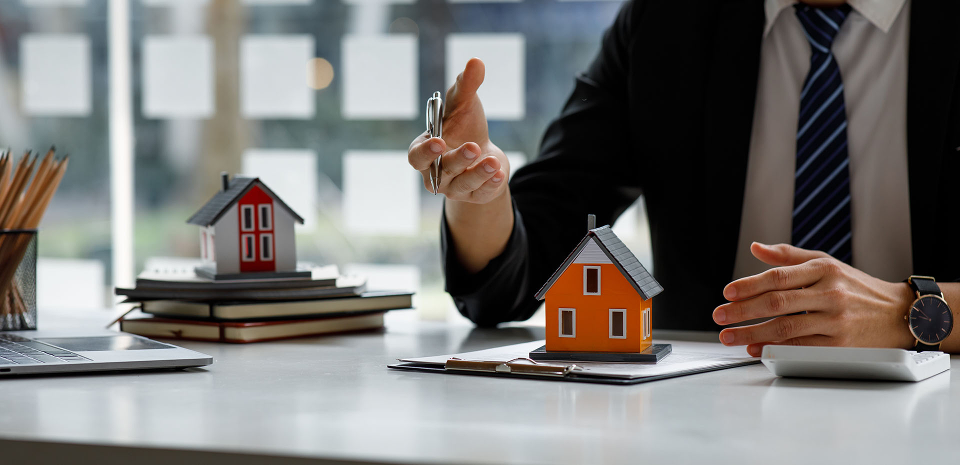 Image showing a close up of a mortgage broker