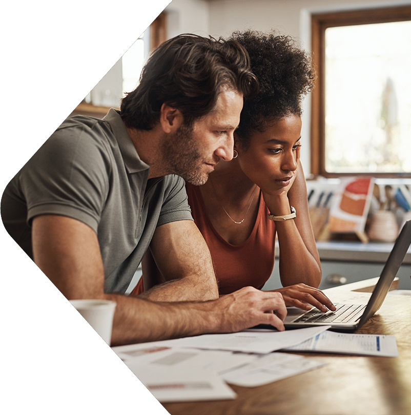 Image showing a couple on their laptop