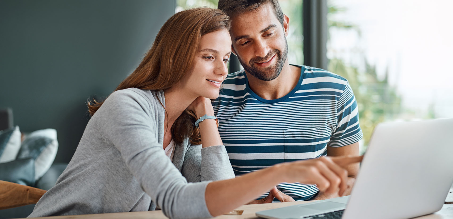 Image showing a couple on a laptop