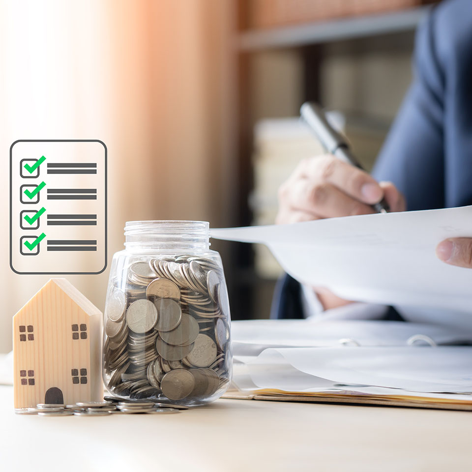 Image showing a close up of a mortgage broker