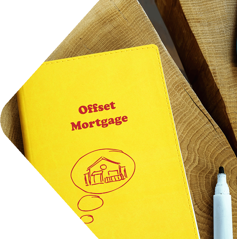 Image showing a book with "Offset mortgage" on the front