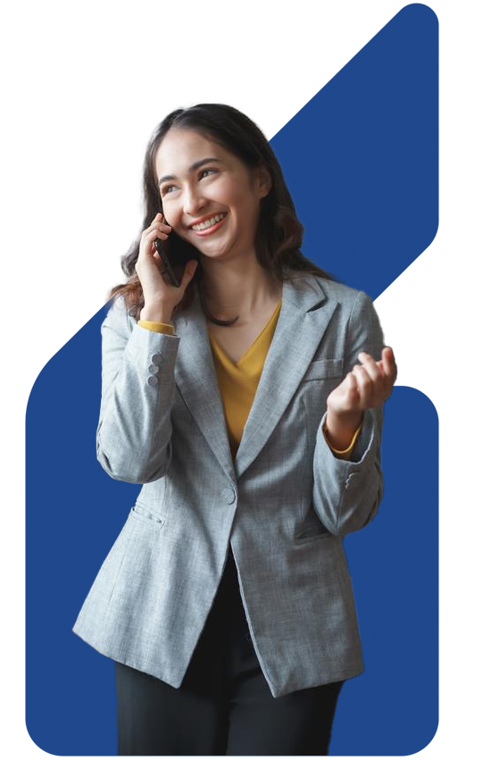 Image showing a woman on the phone
