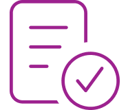 image showing a list with a check icon