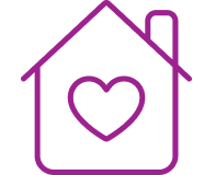 Image showing a house with a heart inside