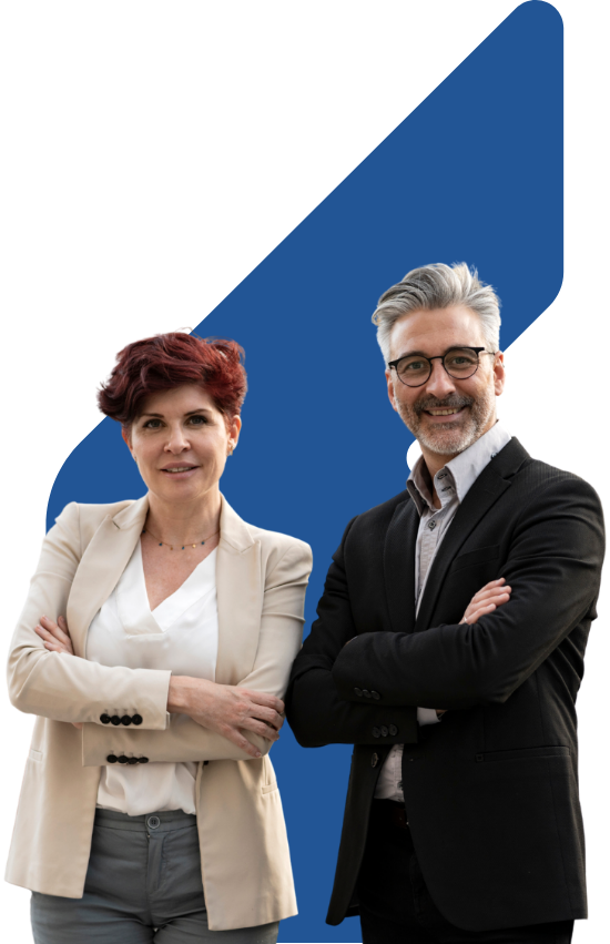 Image showing smiling business people
