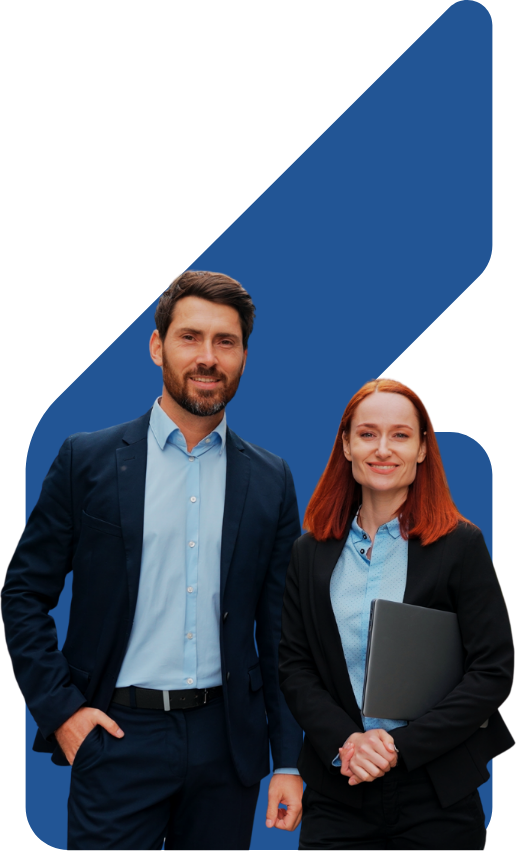 Image showing smiling business people
