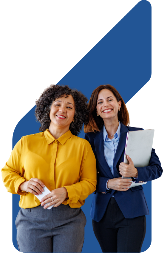 Image showing two business women