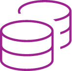 Icon showing piles of coins
