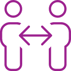 Icon showing two people