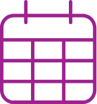 Icon showing a calendar